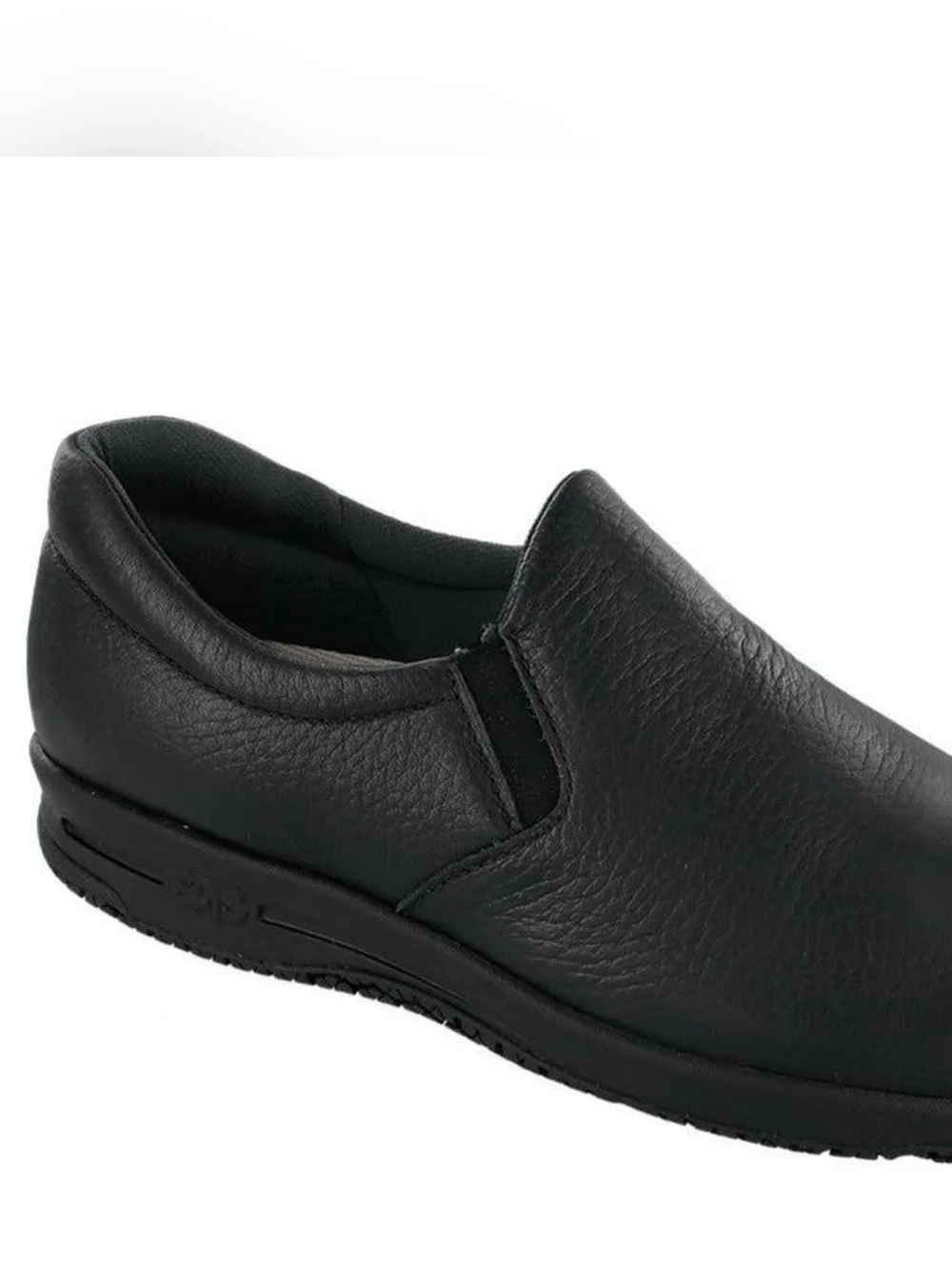 NWT SAS Patriot SR Black Slip Resistant Slide On Loafers SIZE 6.5 In Box - Picture 3 of 11